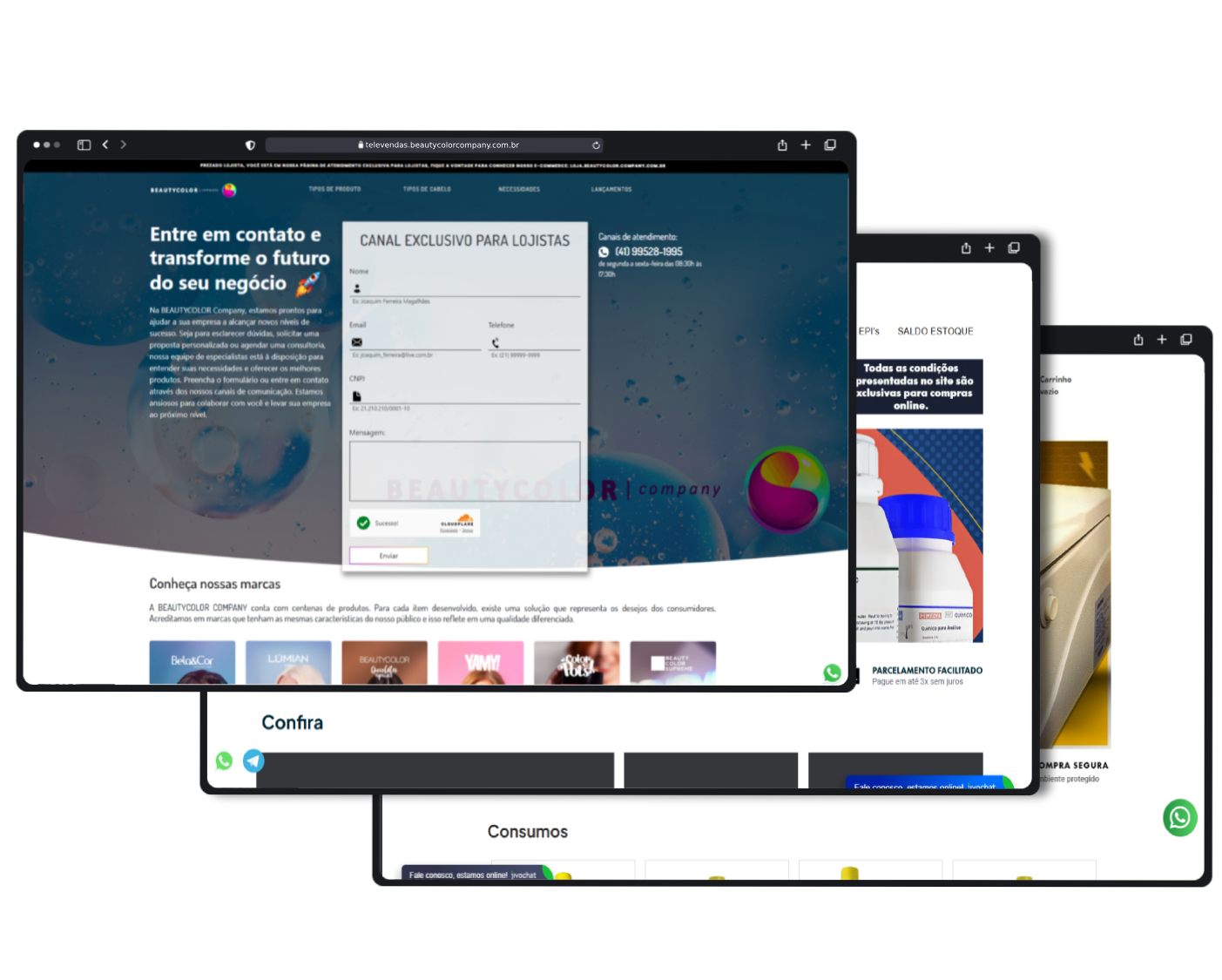 Imagem landing pages